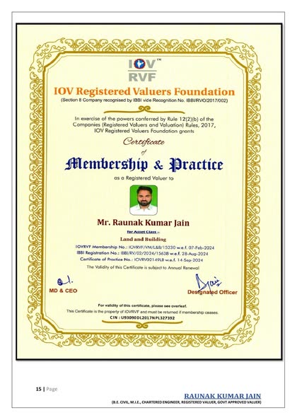Membership Certificate (2/6)