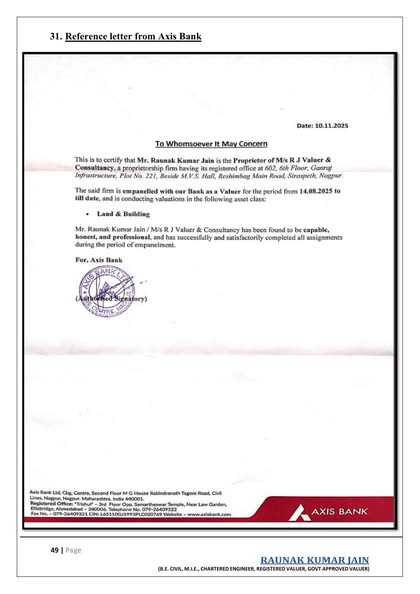 Reference — Axis Bank