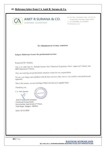 Reference — CA Amit R. Surana & Co.