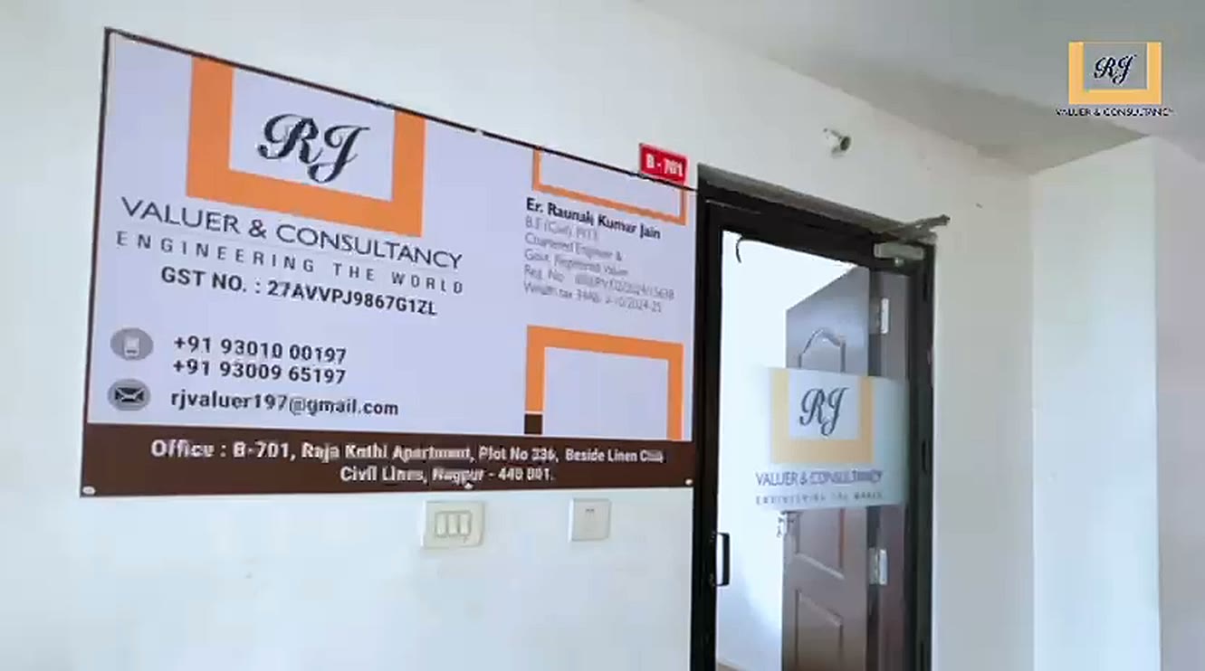 RJ Valuer & Consultancy office reception, Civil Lines, Nagpur