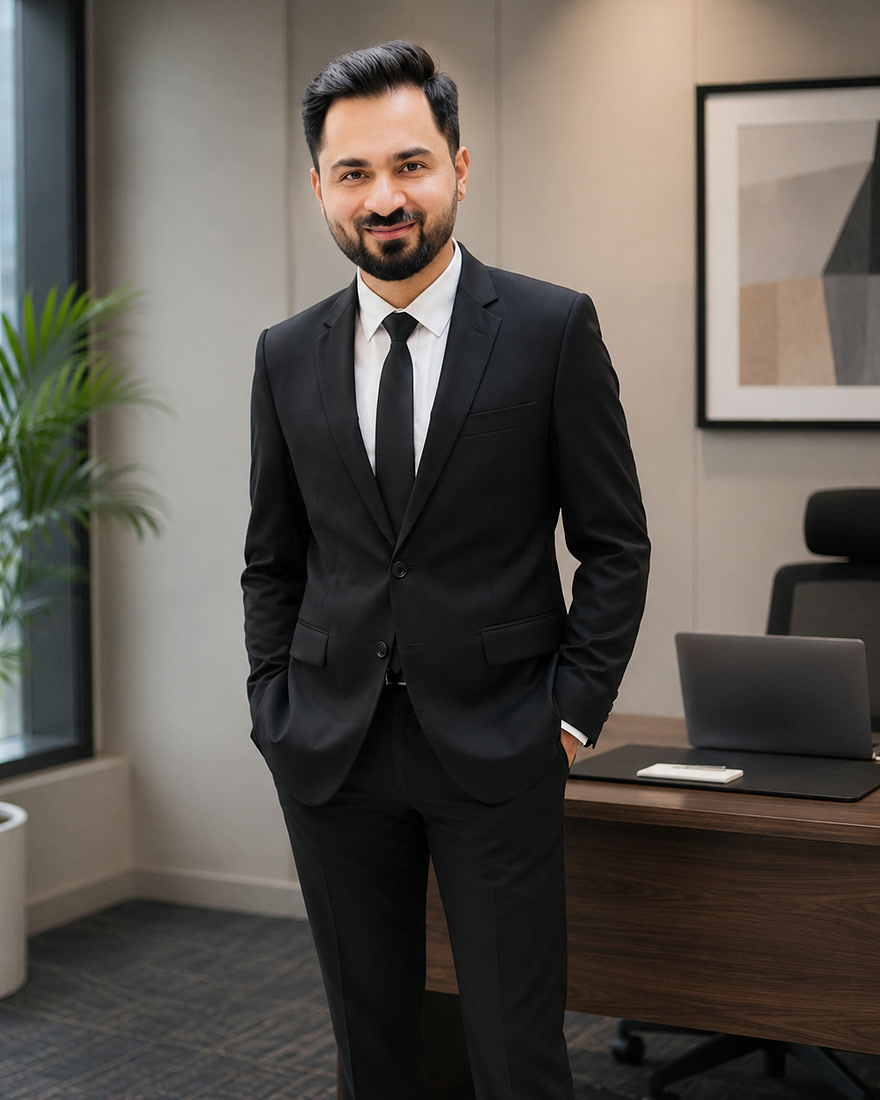 Er. Raunak Kumar Jain, founder of RJ Valuer & Consultancy, at the firm's Nagpur office