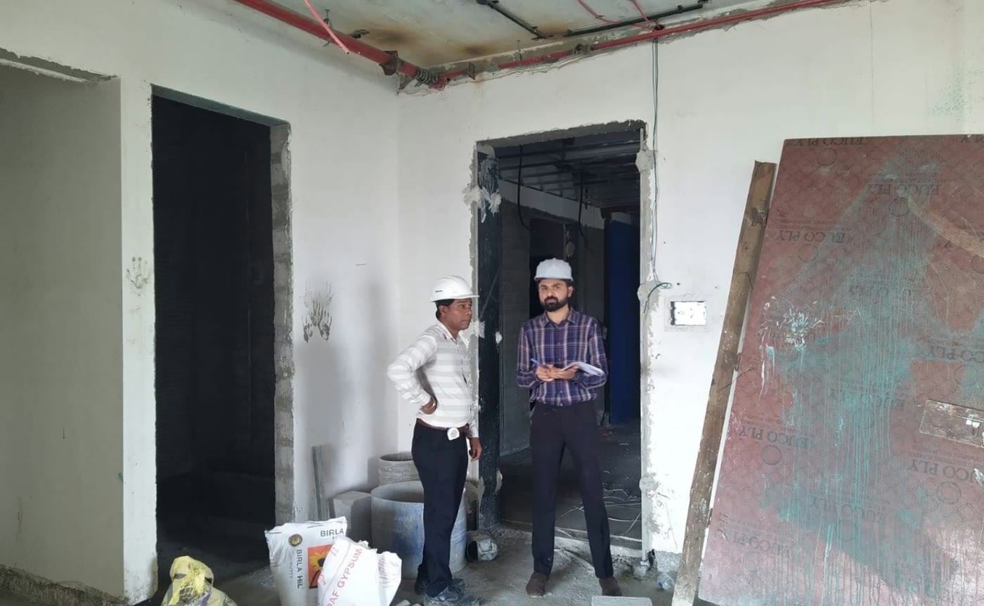 RJ Valuer conducting an on-site building inspection
